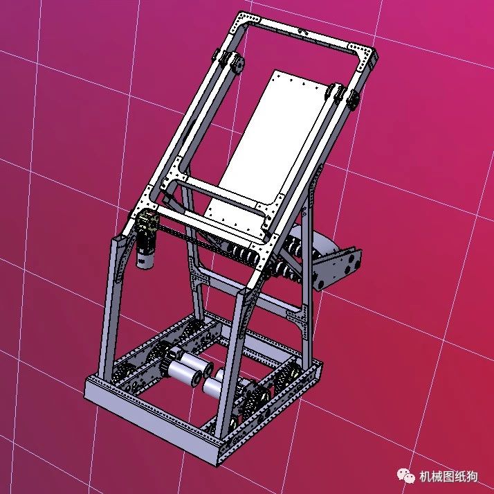 【机器人】The 2023 Robonauts Everybot比赛机器人车3D图纸 STP格式