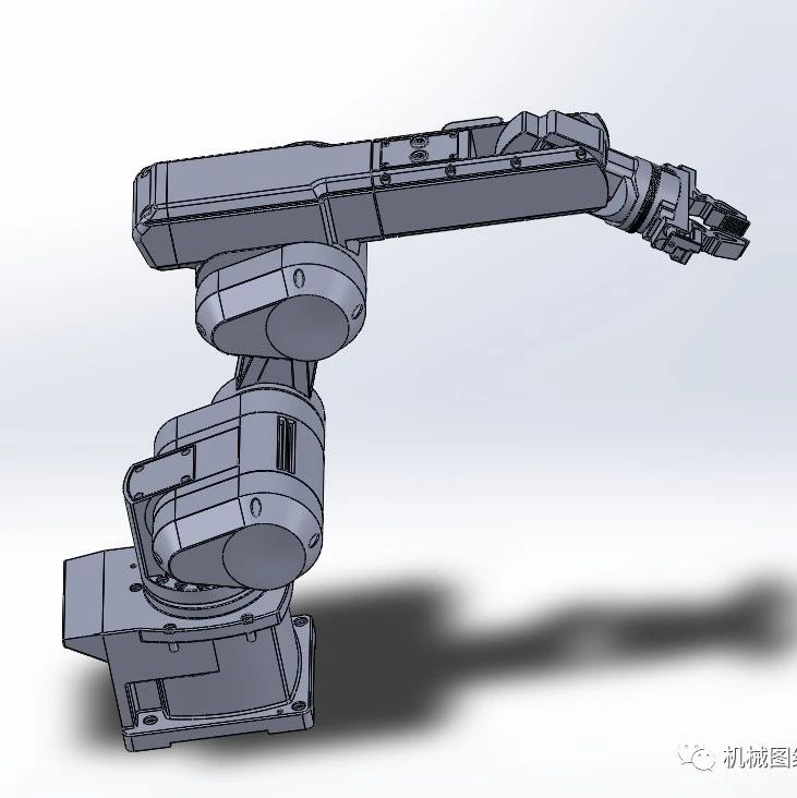 【机器人】Articulated Arm Robot 铰接臂机器人外形3D图纸 