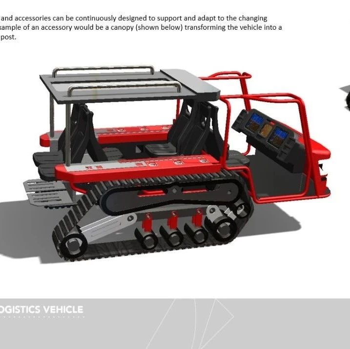 【其他车型】The Calvary XLV履带车简易3D数模图纸 Solidworks设计