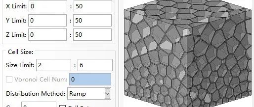 晶体塑性有限元 Abaqus 三维泰森多边形（voronoi模型）插件 V5.0