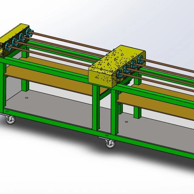 【工程机械】自动旋转烧烤机器3D数模图纸 Solidworks设计 附STEP IGS