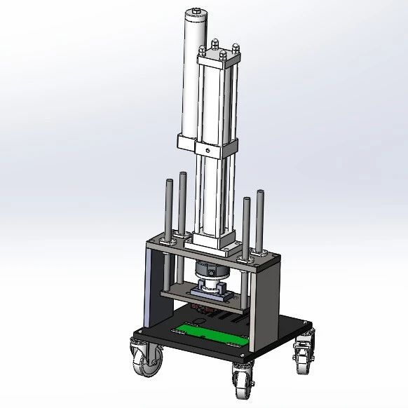 【工程机械】压力检测机3D数模图纸 Solidworks设计 附STEP