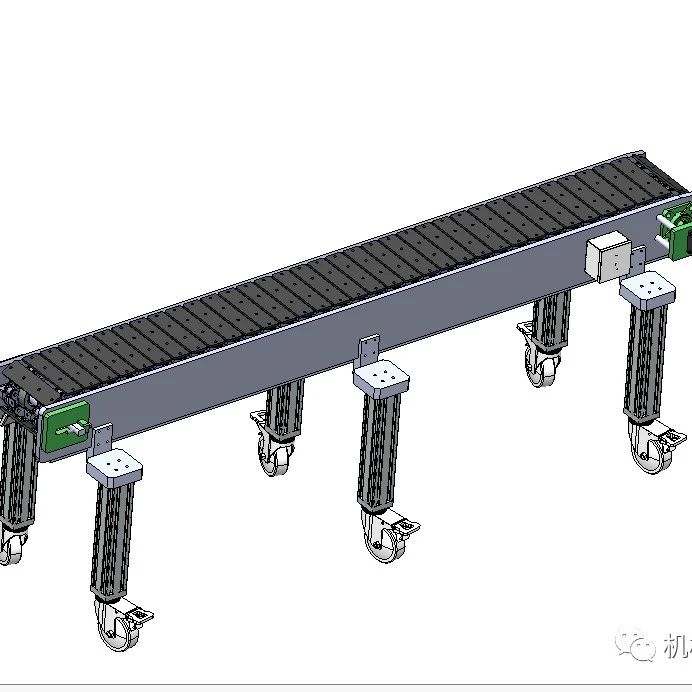 【工程机械】快递分拣流水线3D数模图纸 Solidworks设计 附IGS