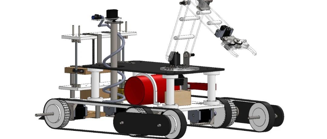 【机器人】多用途手动操作救援小车结构3D图纸 Solidworks设计