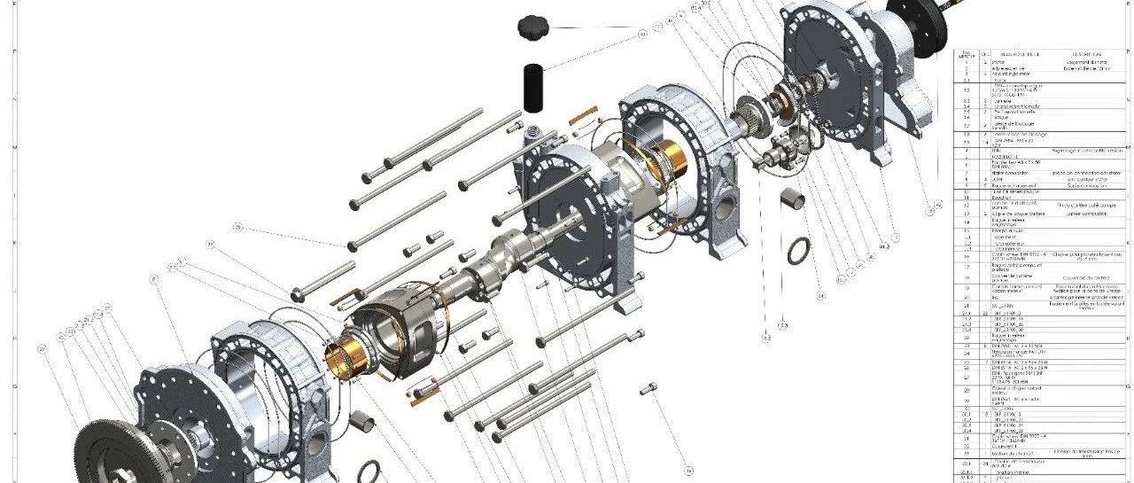 【发动机电机】Mazda 13B Mazda Rx7汪克尔转子发动机3D图纸