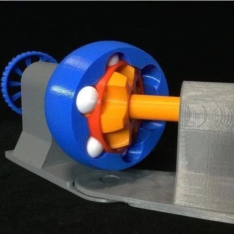【3D打印】Rzeppa（等速）万向节机构3D打印图纸 STL格式