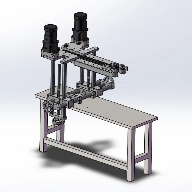 【非标数模】胶袋封装机3D数模图纸 Solidworks设计 附STEP IGS