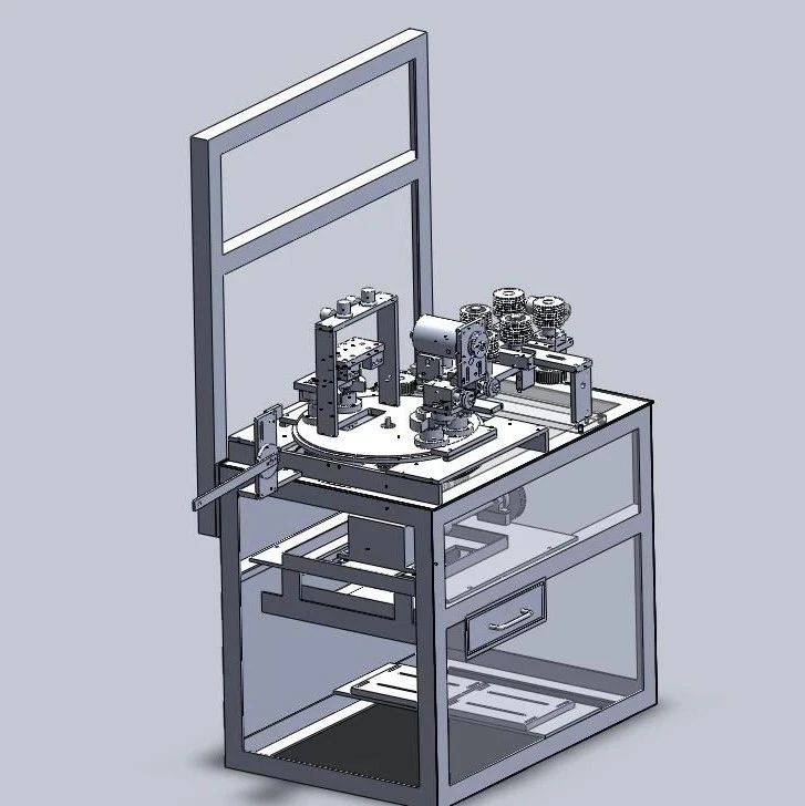 【非标数模】冲气式打孔机3D数模图纸 Solidworks设计