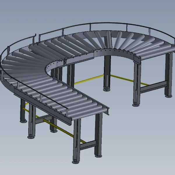 【工程机械】Stainless Steel Roller Conveyor不锈钢辊道输送机