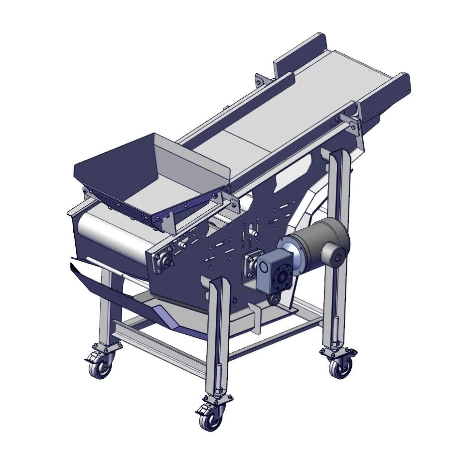 【工程机械】Hopper Conveyor料斗输送机3D数模图纸 Solidworks设计