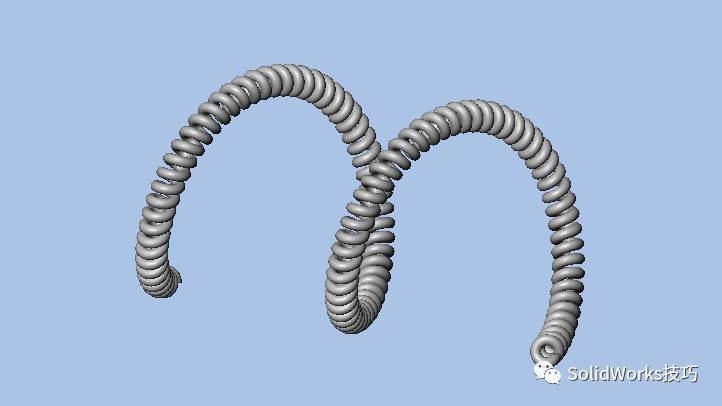 SolidWorks有趣的螺旋扫描赶快试一试吧！