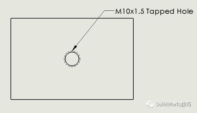 SolidWorks零件、组件和工程图中的修饰螺纹显示方法