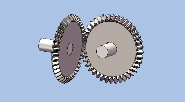 solidworks圆锥齿轮的仿真