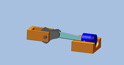 solidworks单杠内燃机仿真