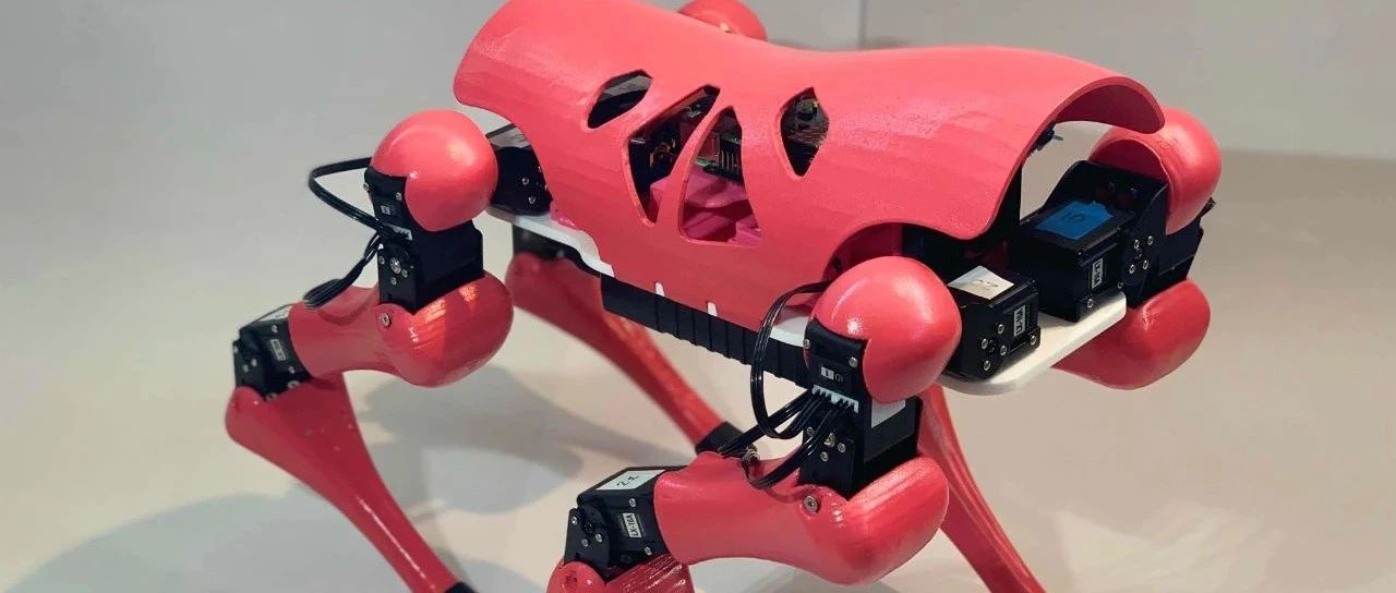 【机器人】PinkPanther四足机器狗3D数模图纸 Solidworks设计