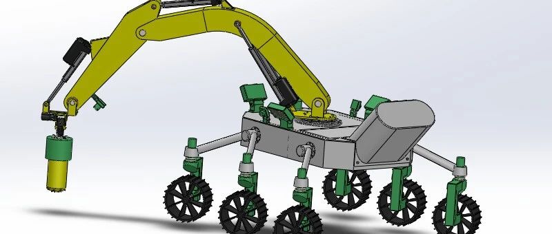 【其他车型】Celest-X太空采矿漫游车概念设计3D图纸 Solidworks设计