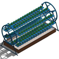 【农业机械】自动循环灌溉机构3D图纸 Solidworks设计