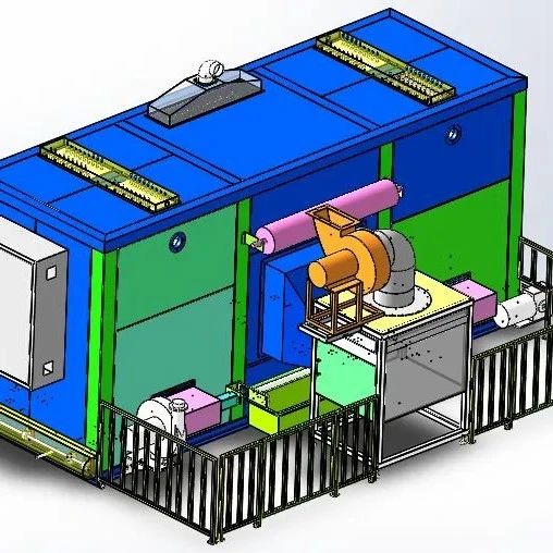 【非标数模】车门密封条烤箱3D数模图纸 Solidworks设计