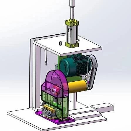 【工程机械】精密切割机3D数模图纸 Solidworks设计