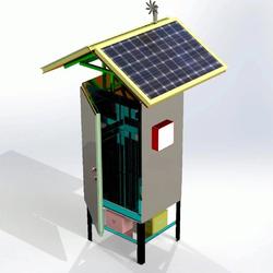 【工程机械】室外太阳能冷藏室3D数模图纸 Solidworks设计