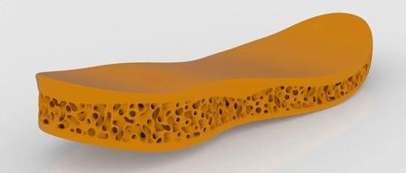 "Gen3D晶格结构鞋垫优化：科技打造舒适步态"