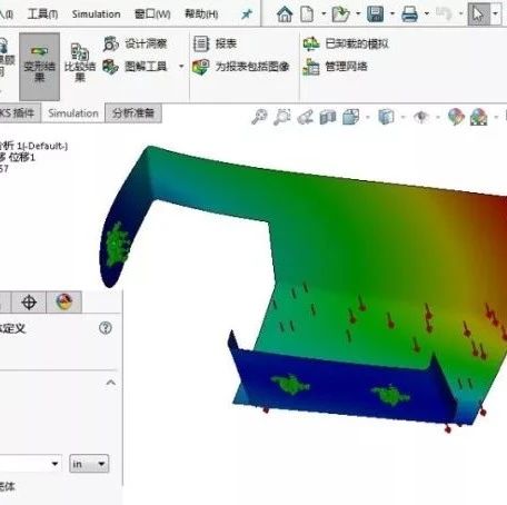 对钣金零件做有限元分析采取这种方法就快多了