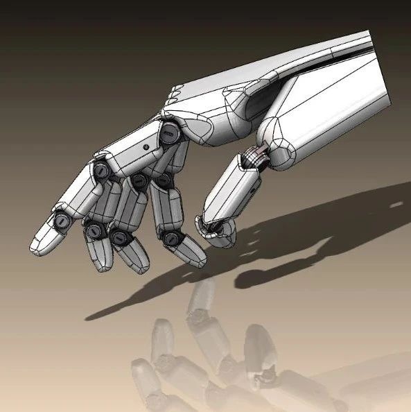 【机器人】main robotique机器人手掌结构3D图纸 Solidworks设计