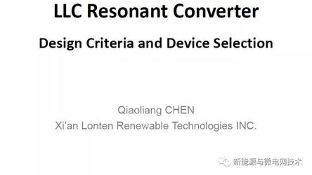 LLC resonant converter-Design Criteria