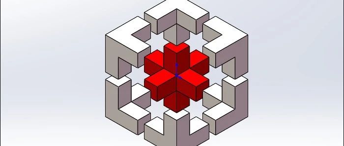 有点意思！SolidWorks建模一个视角误差立方体