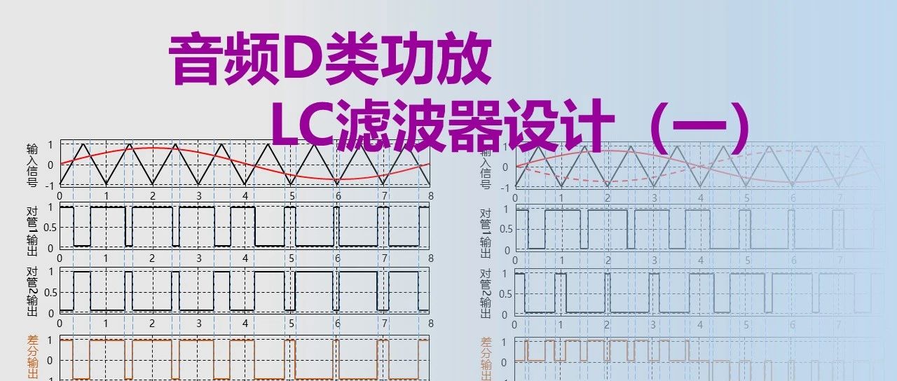 音频D类功放LC滤波器设计（一）