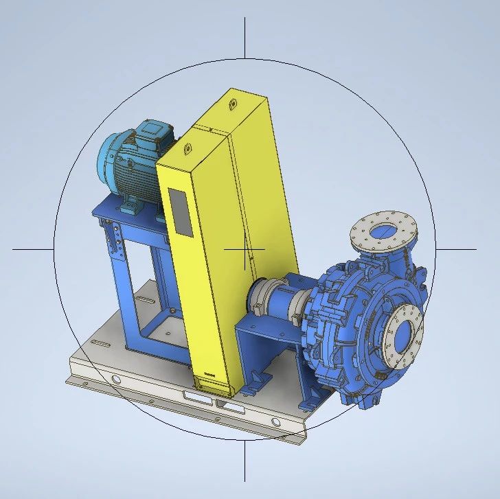【泵缸阀杆】BOMBA VERTICAL PUMP立式泵3D数模图纸 STP IGS格式