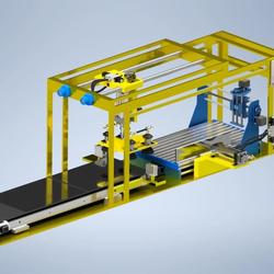 【工程机械】CNC数控进料系统3D数模图纸 INVENTOR设计