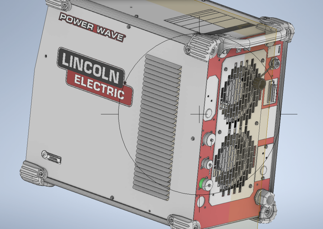 【工程机械】LINCOLN Powerwave K3451-1林肯焊机3D数模图纸_SolidWorks-仿真秀干货文章
