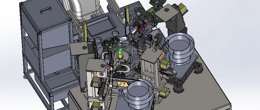 【非标数模】转盘式专用端子插装机3D数模图纸 Solidworks设计