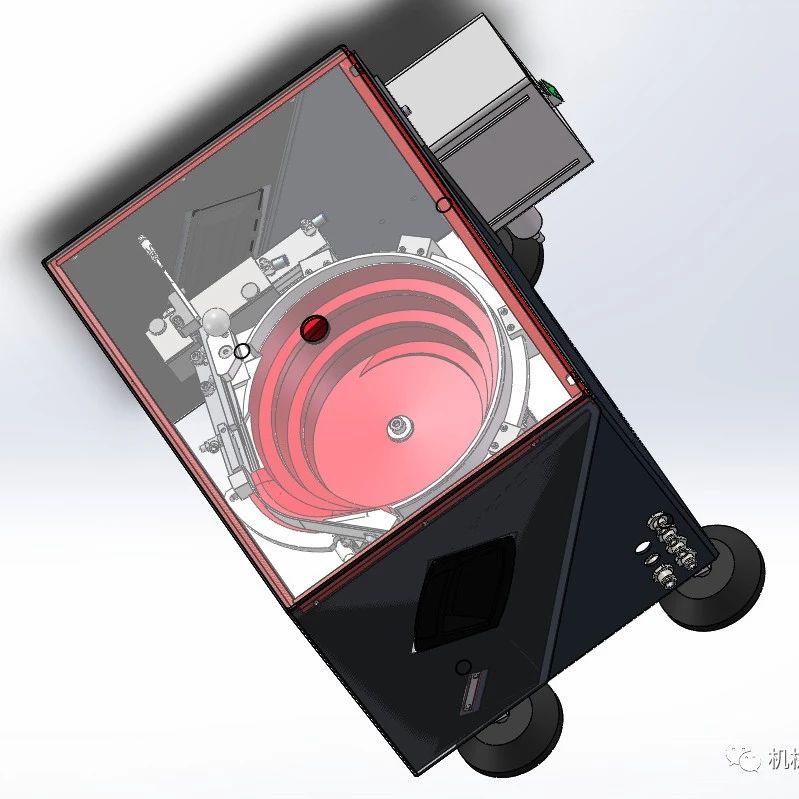 【非标数模】螺丝自动排列输送机3D数模图纸 Solidworks设计 附STEP