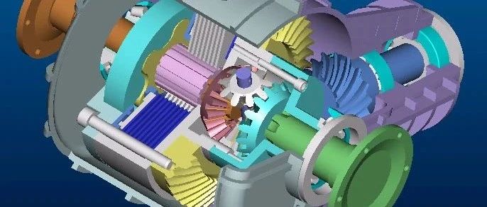 【差减变速器】限滑差速器（Vari-Lok）3D数模图纸 igs格式