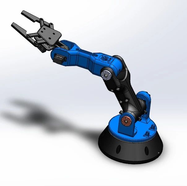 【机器人】robotic-arm-367机械臂简易结构3D图纸 Solidworks设计