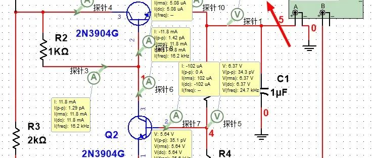 电路分析：两个三极管搭建的24V转12V案例