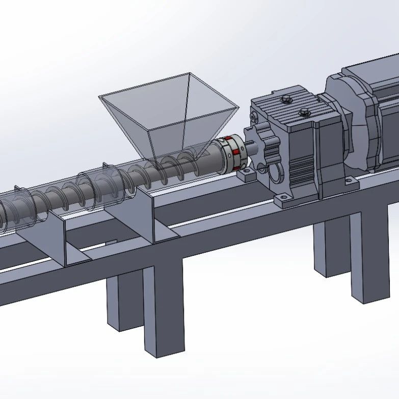 Desktop Pellet Filament Extruder台式颗粒长丝挤出机3D数模图纸