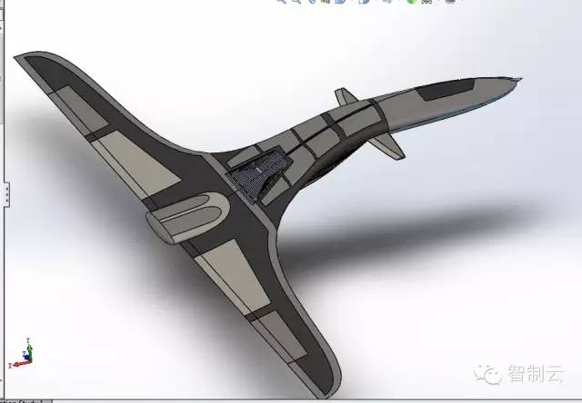 【飞行模型】简易平流层飞机模型3d图纸 Solidworks2014设计 Solidworks 仿真秀干货文章