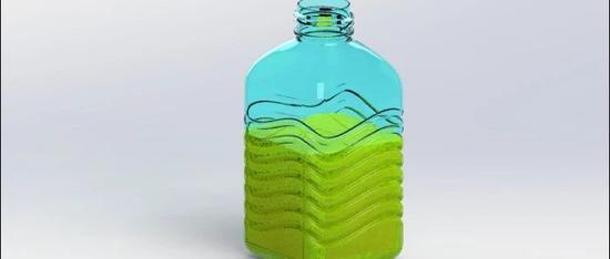 SolidWorks组合命令的使用技巧!建模并渲染一个装水的瓶子