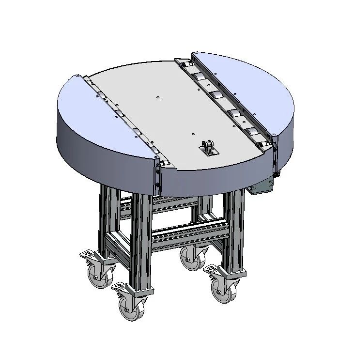 【工程机械】钣金输送机3D数模图纸 Solidworks设计 附STEP IGS