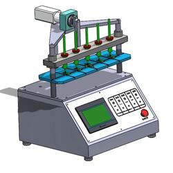【工程机械】开关耐久性测试试验机3D数模图纸 Solidworks20设计
