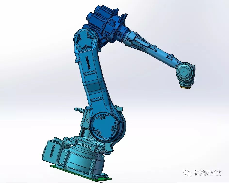 【机器人】mh50安川机器人模型3d图纸 Solidworks设计 Solidworks 机器人 仿真秀干货文章