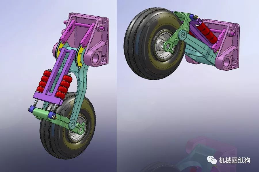 【飞行模型】超飞fournier Rf 4固定翼飞机起落架3d图纸 Igs格式 起落架建模 Solidworks 仿真秀干货文章