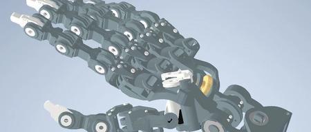 【机器人】Bionic Hand仿生人手掌结构3D图纸 STEP格式