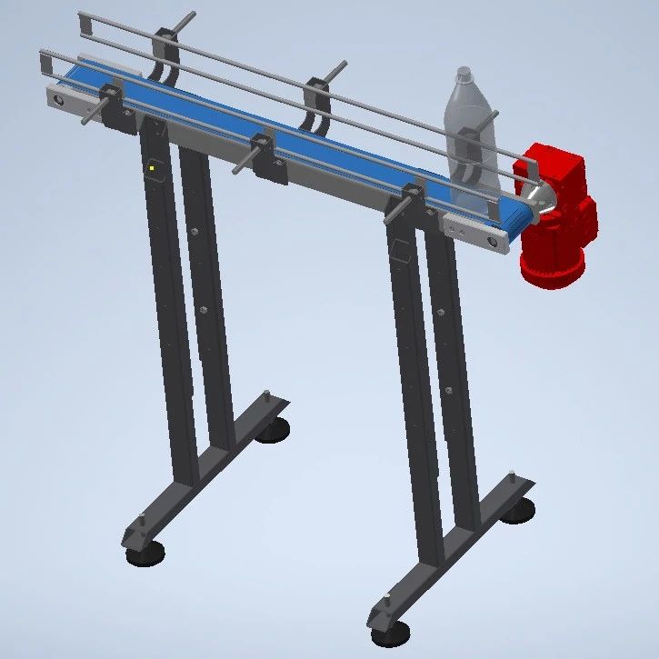 【工程机械】conveyor-393输送机3D数模图纸 INVENTOR设计