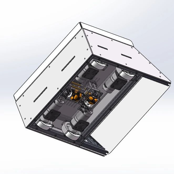 【工程机械】快递分拣机器人3D数模图纸 Solidworks18设计 附STEP