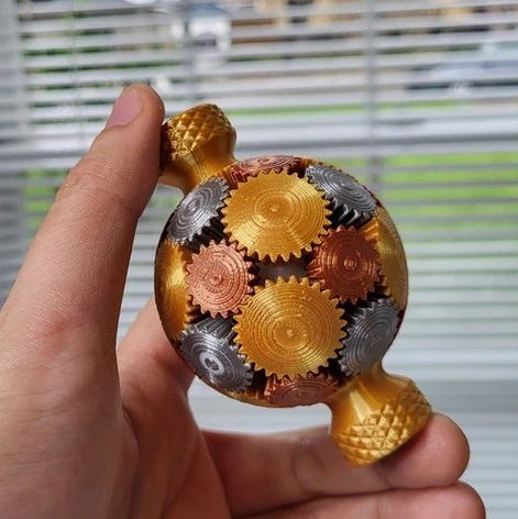 【3D打印】Pinnacle Gear Sphere齿轮球3D打印图纸 STL格式