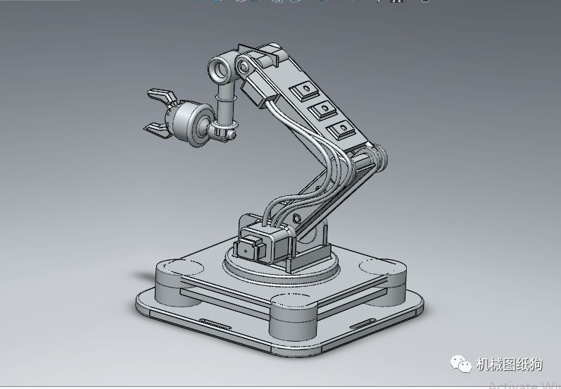 【机器人】robo Arm机械臂模型3d图纸 Solidworks设计 Solidworks 机器人 仿真秀干货文章